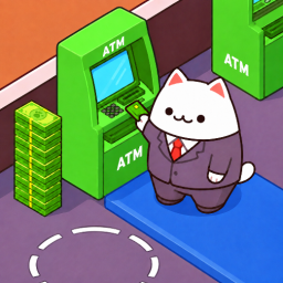 آیکون بازی Office Cat: Idle Tycoon Games